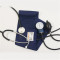 Aneroid sphygmomanometer with single head stethoscope