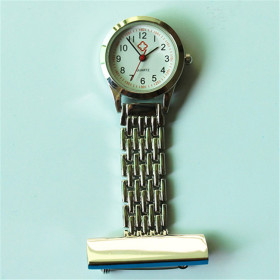 SW-G05JR Round face alloy nurse watch with multiple colors and pin nurse watch,
