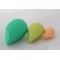 2016 hot sale 3D PU makeup sponge with three cut used with makeup brushes
