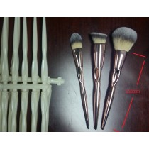 factory design 3pcs sharp end handle makeup brush set