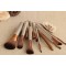 factory price makeup brush set from Dongguan China, makeup brushes of wood handle bamboo handle with private logo oem logo