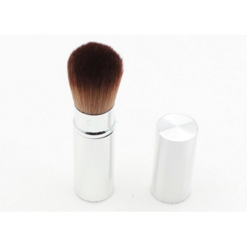 latest design multi use aluminium tube retractable makeup brush for travel