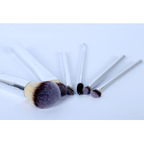 good selling 6pcs makeup brush set aluminium long handle OEM service