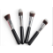 Whosale Price 4 pcs Short Black And Gold Cosmetic Brush Set
