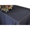 Striped Jacquard Poly Rectangle Tablecloth