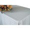 Striped Jacquard Poly Rectangle Tablecloth