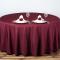 100% polyester 108'' round table cloth
