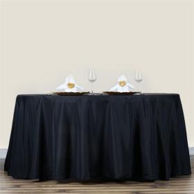 100% polyester 90'' round table cloth