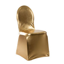 Metallic Spandex Banquet Chair Cover