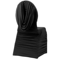 Swag Back Ruched Spandex Banquet Chair Cover
