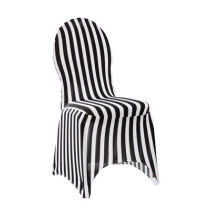 Striped Spandex Banquet Chair Cover