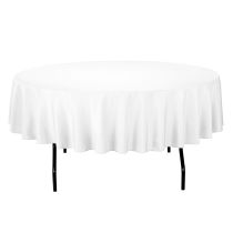 90 In. Round Spun Polyester Tablecloth