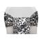 Black And White Damask Chair Sashes