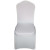 Customized back boss 1-banquet white spandex chair cover with bowknot printing