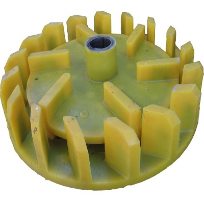 Flotation cell rubber and polyurethane impeller cover plate
