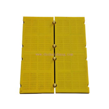 Mining vibrating screens polyurethane modular sieve panel