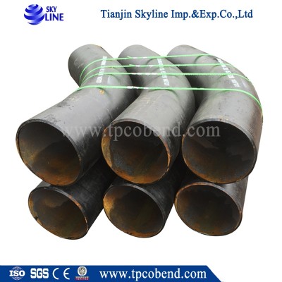China supplier black carbon steel seamless steel pipe bends