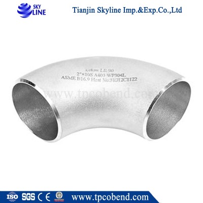 Schedule 40 Stainless 304L 316L 45 degree 90 degree Pipe Elbow
