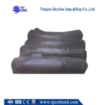 factory carbon steel 45 degree bend / elbow pipe fitting