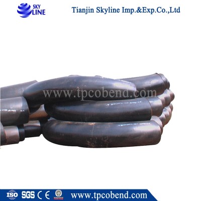 Export 90 degree carbon steel bend pipe R=5D from China