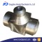 ASME socket threaded High pressure Tee and Cross pipe fittings Manufacturer