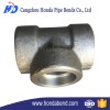 ASME Socket weld fitting seamless Tee sizes and dimensions