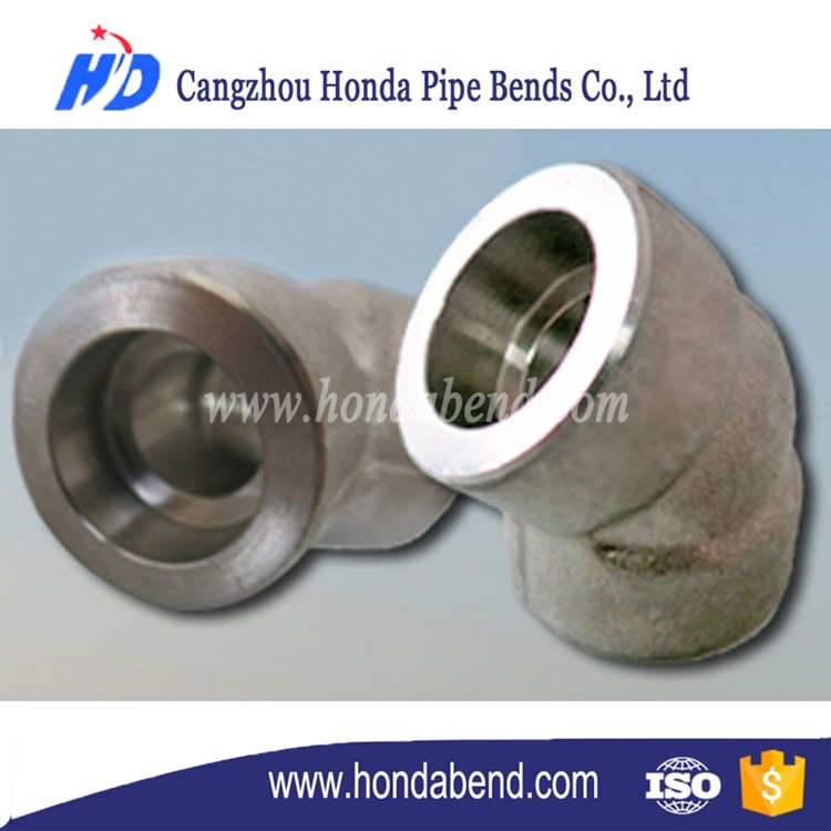 Forged Steel Socket weld elbow dimensions 