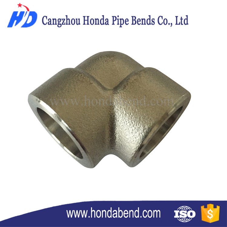 Forged socket weld 45 90 degree elbow fittings