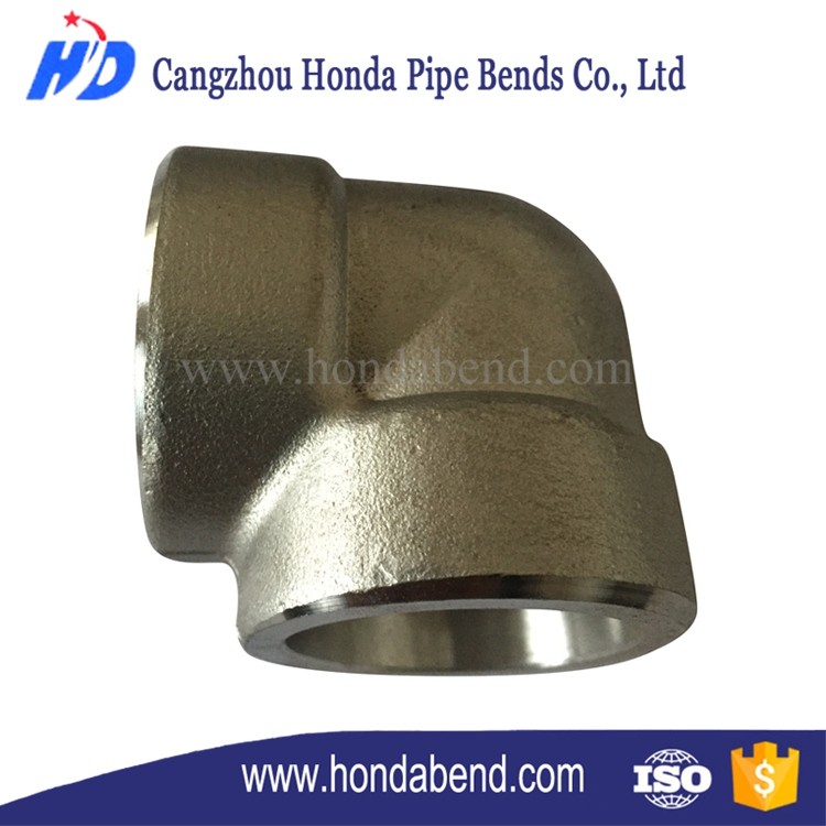 B16.11 carbon steel socket welding fitting elbow
