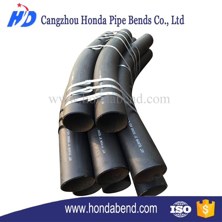 China custom pipe bending carbon steel hot Induction 90 degree Bend