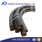 Custom pipe bending seamless carbon steel hot Induction 90 degree Bend