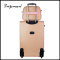 New Design Carving Flowers Pu Trolley Luggage