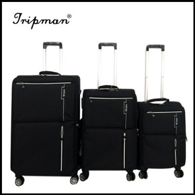 2017 New nylon rolling four wheels luggage case suitcase popular code case