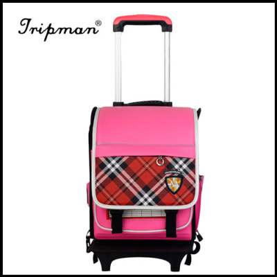 Kids School bag, Made of Nylon, Trolley Part and 210D Lining