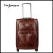 2 Wheels PU leather Fashionable travel Trolley luggage