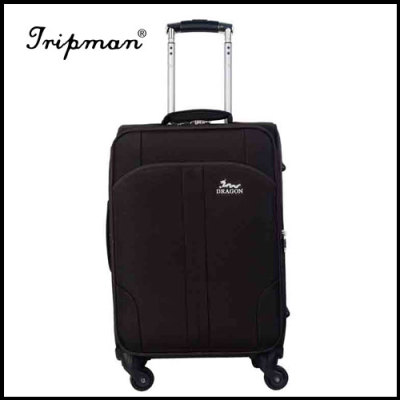 4-wheel trolley bag, made of nylon with aluminum trolley, with customized orders