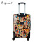 High Quality New Design Cheap Printed Pattern PU Leather Luggage