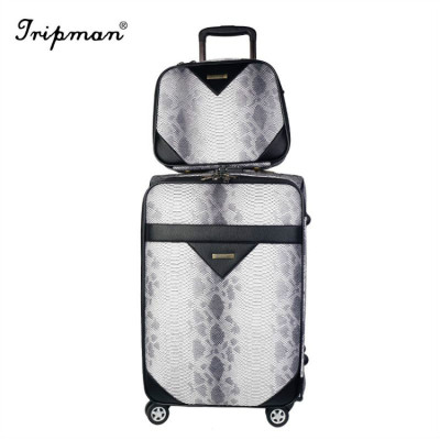 Tripman 2018 PU Luggage Outside Trolley Luggage