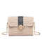 Fashion khaki lady embroidered small shoulder bag woven embroidery straw bag with chain