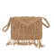 Manufacturers lady casual tote bag women shoulder bag beach straw bag with tassel