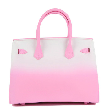 Custom colorful ladies clear pvc jelly purse bags crossbody shoulder bag handbags for women