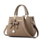 In stock fashion classy luxury casual tote thread pu leather luxury women bags handbags for lady