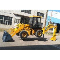 WZ30-25A backhoe loader with articulated chassis | 1m3 loading bucket & 0.3m3  digging bucket | china backhoe loader  | www.henglida-china.com