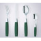 hot selling stainless steel cutlery set with ABS  plastic handle