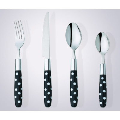 Hot Sale In American Disposable Plastic Silver Cutlery Set