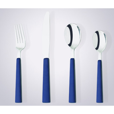 CS2001 plastic handle cutlery set for promotion silverware