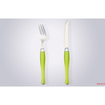 plastic handle 24pcs cutlery set