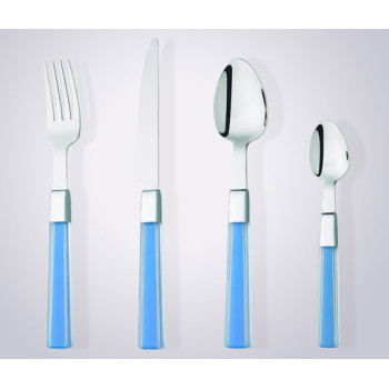 new design high quality plastic handle tableware set