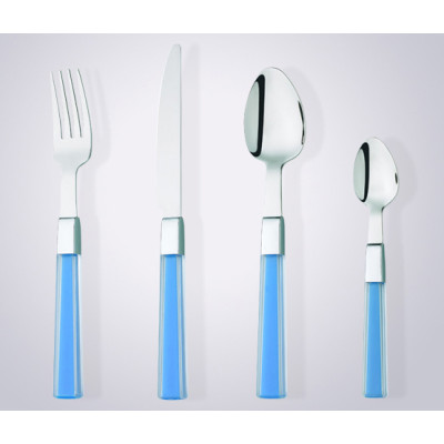 new design high quality plastic handle tableware set