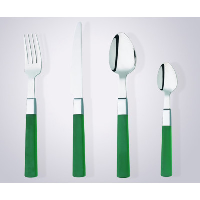 Plastic handle cutlery set for promotion or low end market